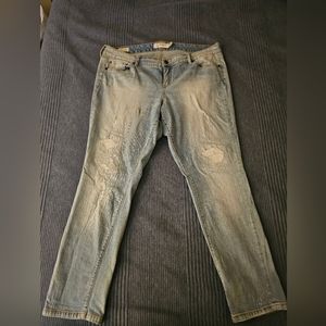 Torrid size 18 boyfriend jeans in light blue wash